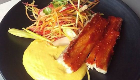 plated food at Ox and Finch Glasgow