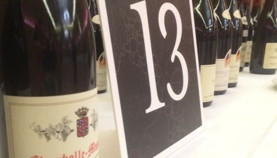 burgundy 2013 bottles at Lay and Wheeler en primeur tasting