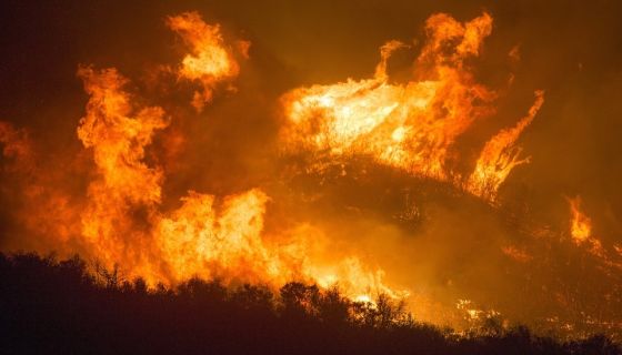 Kincade wildfire October 2019