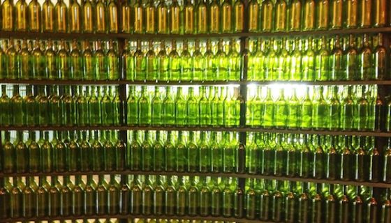 wine bottles