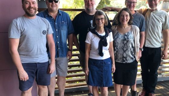 Hazel Murphy with UK trade group in Australia, Feb 2019