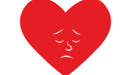 Crying heart