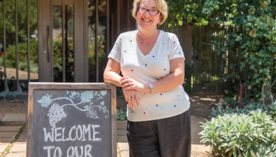Kate McIntyre MW at Moorooduc Estate cellar door