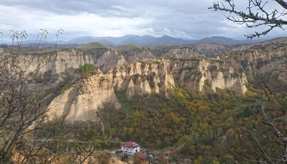 Melnik sand pyramids in Bulgaria