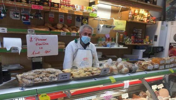 Giorgio, Walter Speller's local grocer in Padova