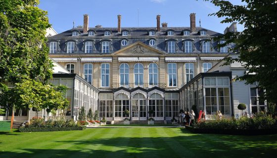 British embassy in Paris from the garden