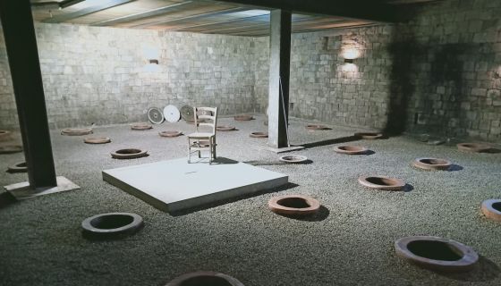 Gravner's amphora cellar in Friuli