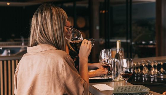 Brokenwood cellar door counter in the Hunter Valley