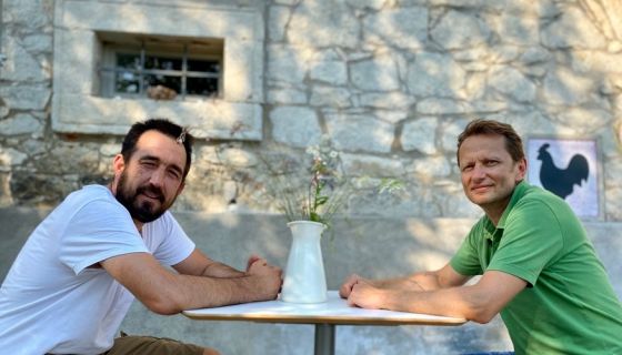 Attila Homonna (left) and Zoltan Jakab (right)