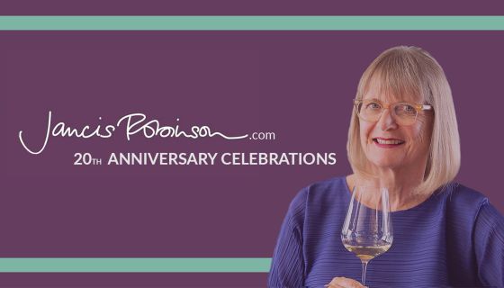 JancisRobinson.com 20th anniversary announcement