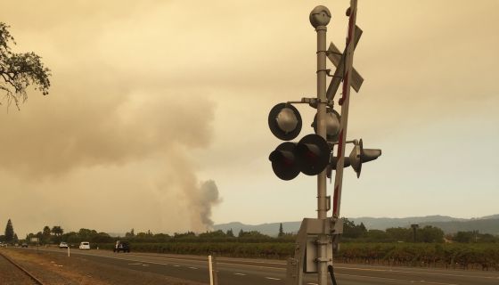 Napa fire early October 2020