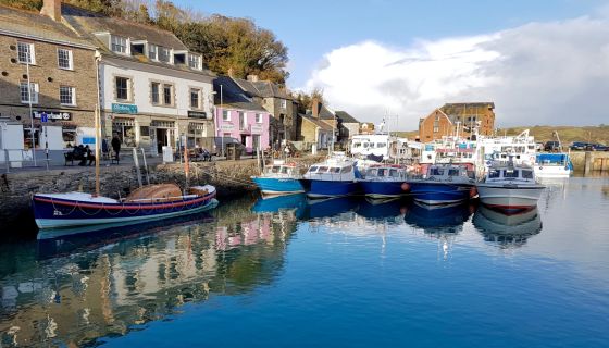 Padstow harbour in Cornwall