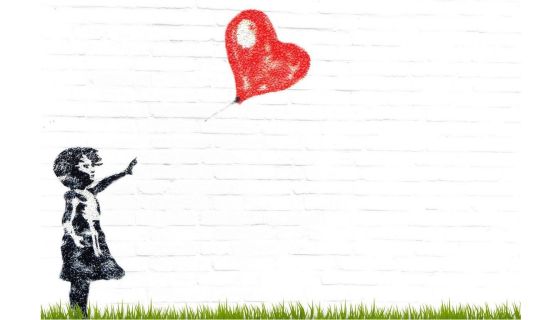 Girl with balloon - Bansky artwork