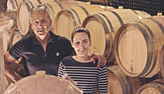 Pascal and Pauline Charles of Domaine Charles Père et Fille