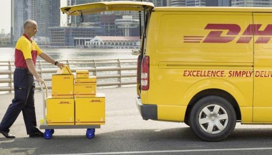 DHL van
