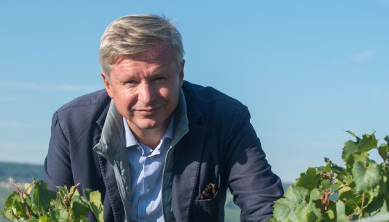 Jean-Baptiste Lécaillon of Louis Roederer in the vines