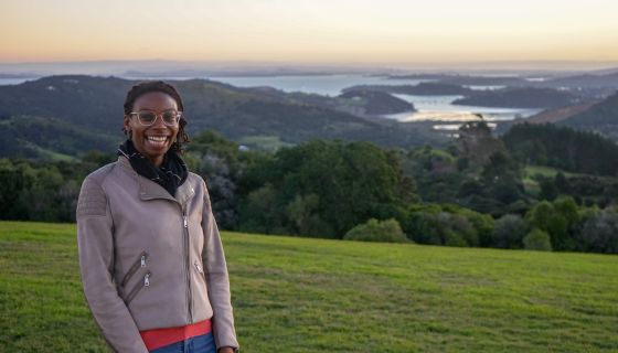 Diana Hawkins in New Zealand