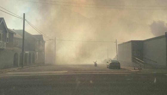 Fire in Lytton, BC early July 2021