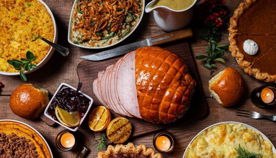 Thanksgiving meal photo by Jed Owen from Unsplash