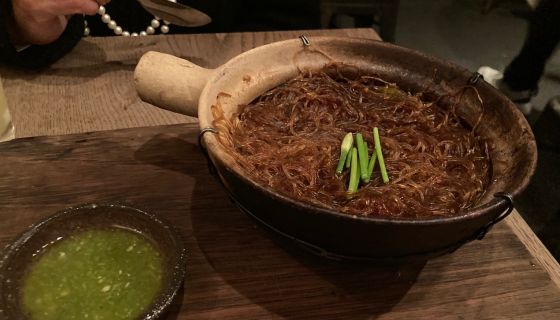 Rice noodle claypot at Kiln