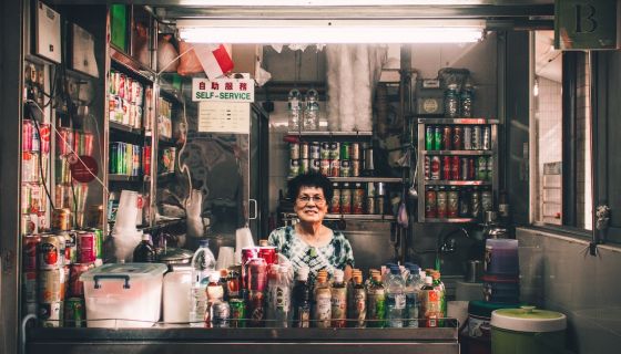 Drinks stall in Singapore