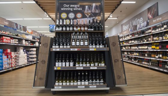 Tesco award winning bottles