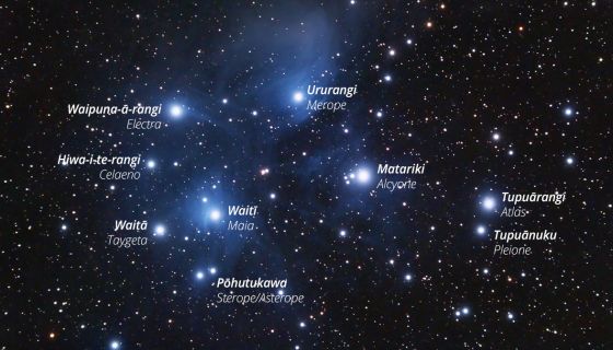 Matariki star cluster