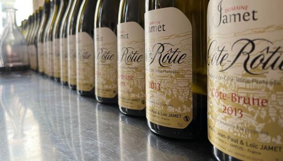 Jamet bottles at Macéo