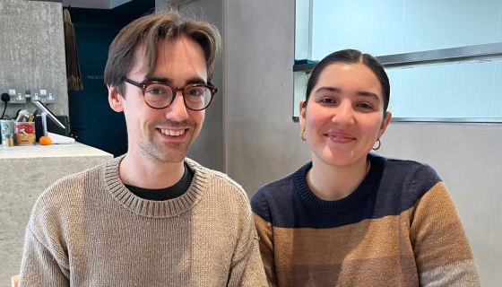 Alex Reynolds and Maria Viviani of Eline