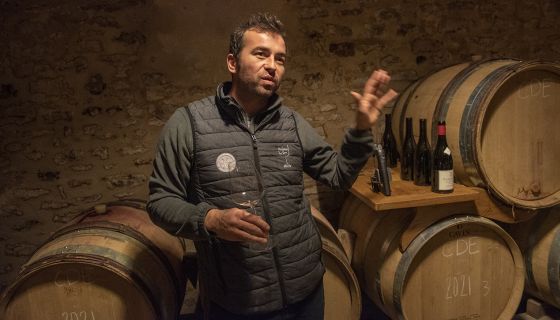 Paul Zinetti winemaker at Domaine Comte Armand