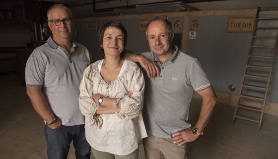 Olivier, Nathalie and Jean-Paul Tollot