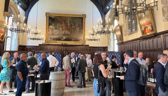 Bibendum tasting in Lincoln's Inn Great Hall in May 2023