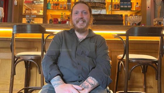 Mirko Pastorelli at Cafe' degli Artisti