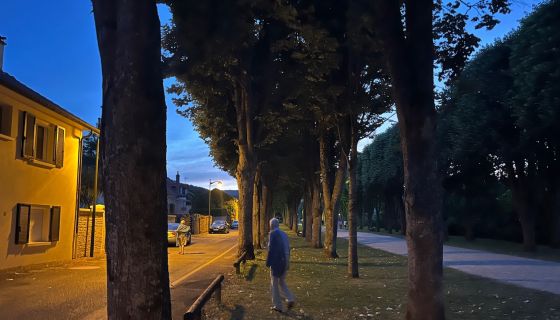 Avenus outside Le Soleil in Savigny