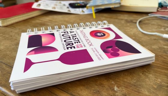 MW tasting booklet outside