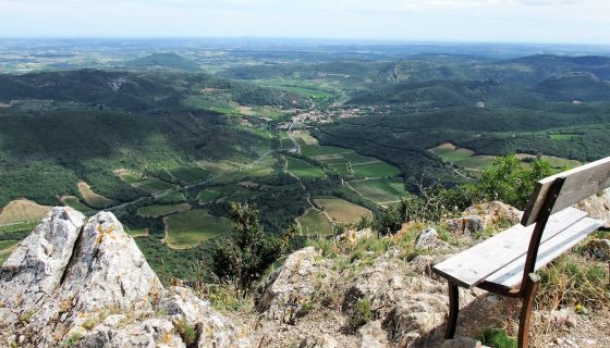 Aerial view of Cabrieres
