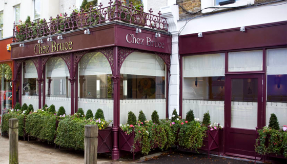 the exterior of Chez Bruce