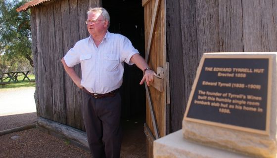 Bruce Tyrrell at Tyrrells winery