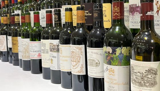 Bdx 2020 left-bank bottles