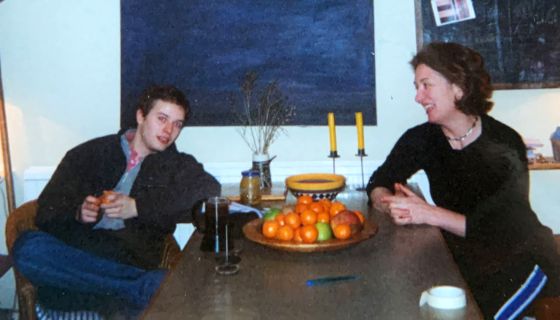 Isaac McHale and his mum