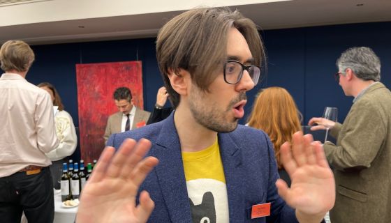 Nelson Pari at the Swig Italian tasting