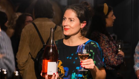 Sommelier Bridget Raffal.at Where's Nick, a bar  in Sydney, Australia
