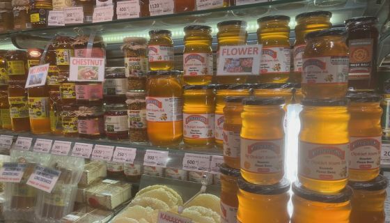 Honeys and cheese in Istanbul