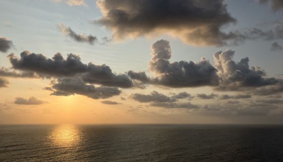 Todd Behrend WWC24 photo: La Palma, Canary Islands, Spain. Looking east towards Africa. Photo author's own