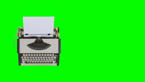 WWC24 typewriter lime green