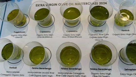 Olive oils at The River Cafe