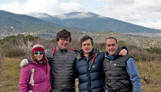 The 4 Monos team in the Gredos mountains