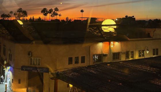 Sunset from El Fenn Rooftop Bar