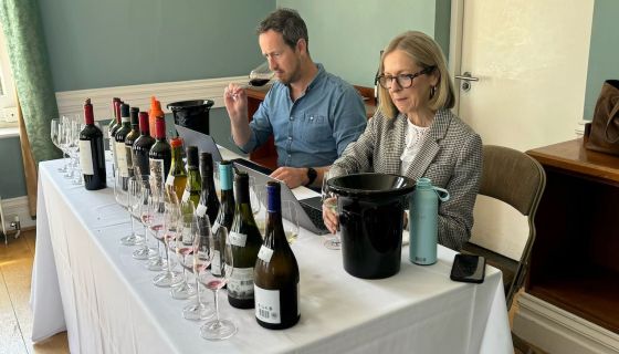 Susie and Peter taste at home