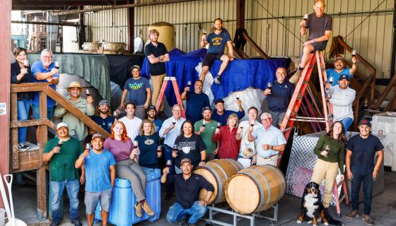 Au Bon Climat harvest 2023 team photo